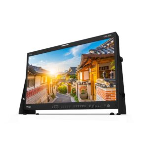 24" TVLOGIC LUM-242G DCI-UHD monitor, 10 bit IPS LCD, 12-bit processing, 12G-SDI/HDMI