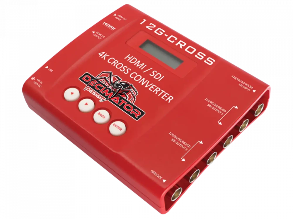 DECIMATOR 12G-CROSS HDMI/SDI 4K cross converter