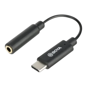 BOYA BY-K4 3.5mm TRS (female) to Type-C (male) audio adapter