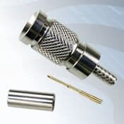 Gigatronix push-pull 1.0/2.3 crimp plug, RG179