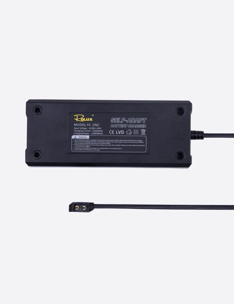 ROLUX YC-ZNC portable D-Tap battery charger, 8A, 120W