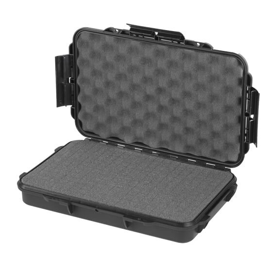 PANARO MAX003S waterproof case, black, cubed foam