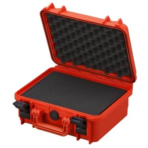PANARO MAX300S waterproof case, orange, cubed foam