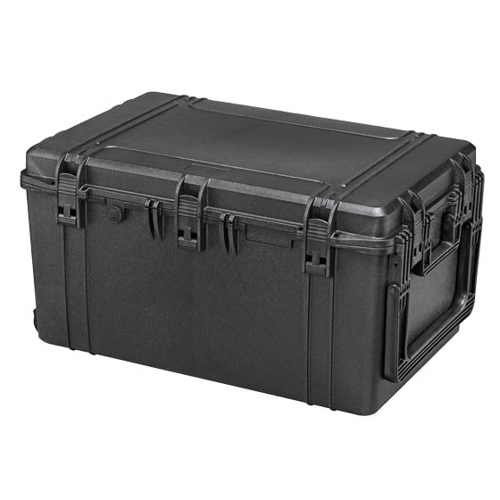 PANARO MAX750H400 waterproof case, black, wheeled, empty