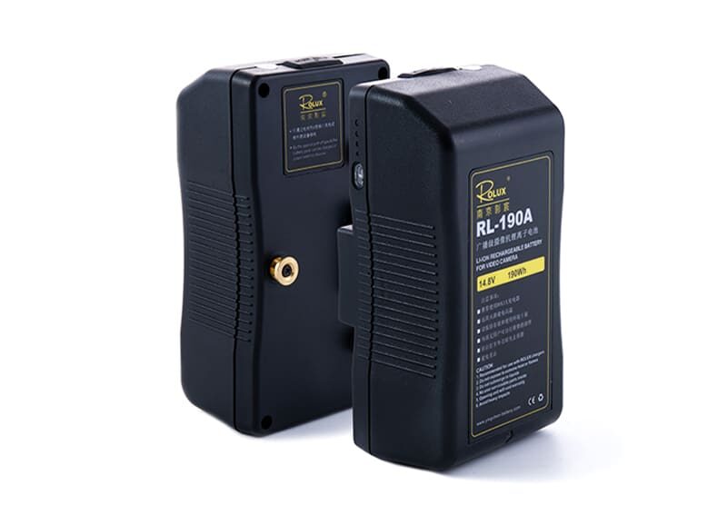 ROLUX RL-190A battery, Gold-mount, 190Wh