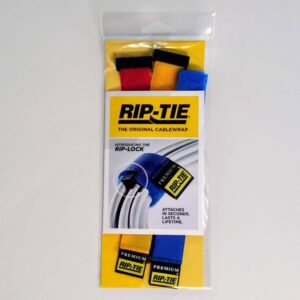 1"x4.5", 1"x6.5", 1"x9.5" RIP-TIE Rip-Lock Variety Pack (RED, YELLOW, BLUE)