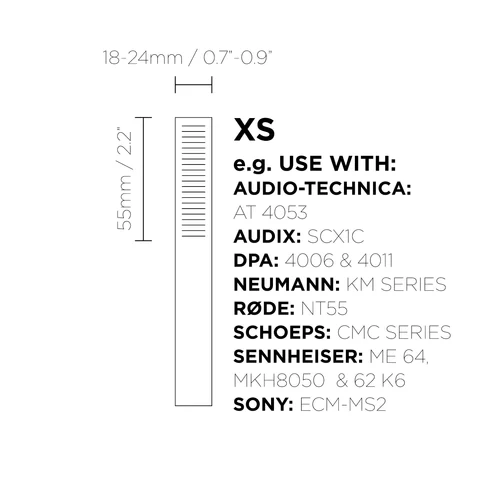 BUBBLEBEE The Spacer Bubble shotgun mic wind protection