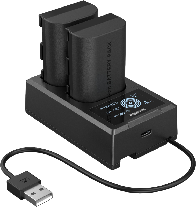 SMALLRIG 5409 Camera Battery and Charger Kit for Canon LP-E6P