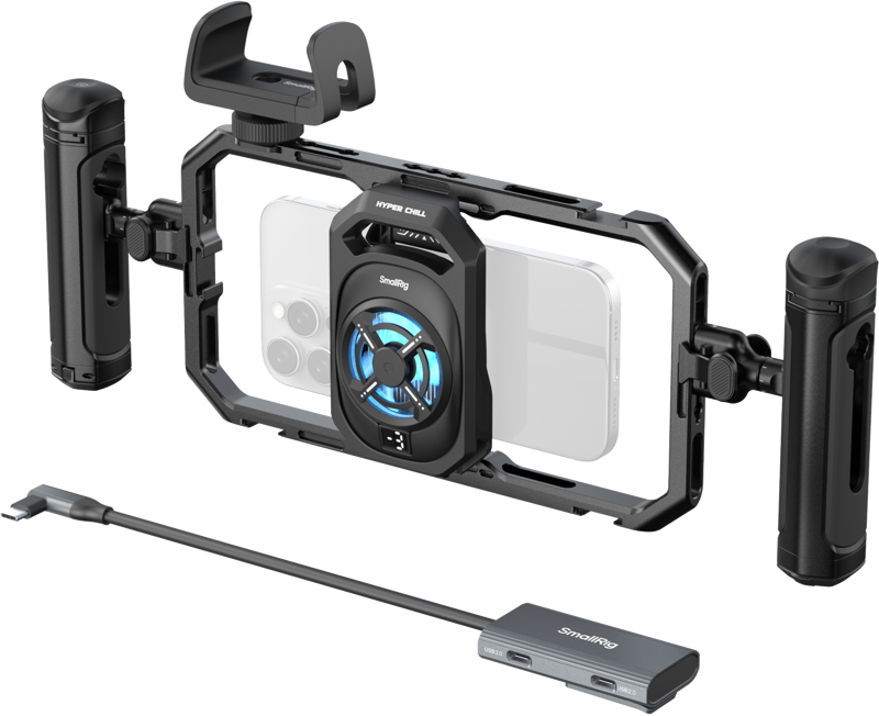 SMALLRIG 5276 All-in-One Thermal Dual-handheld Video Kit for Mobile Phone