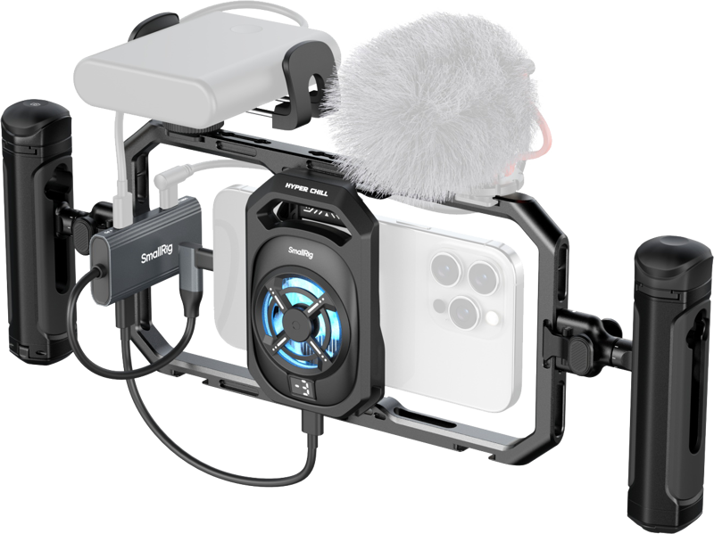 SMALLRIG 5276 All-in-One Thermal Dual-handheld Video Kit for Mobile Phone