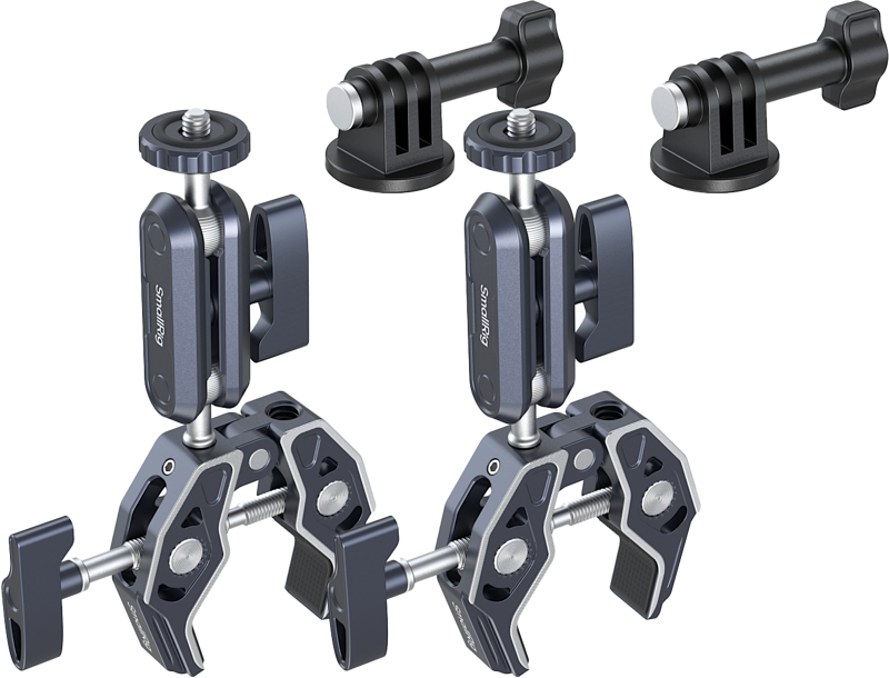 SMALLRIG 5529  Crab-Shaped Clamp with Ballhead Magic Arm