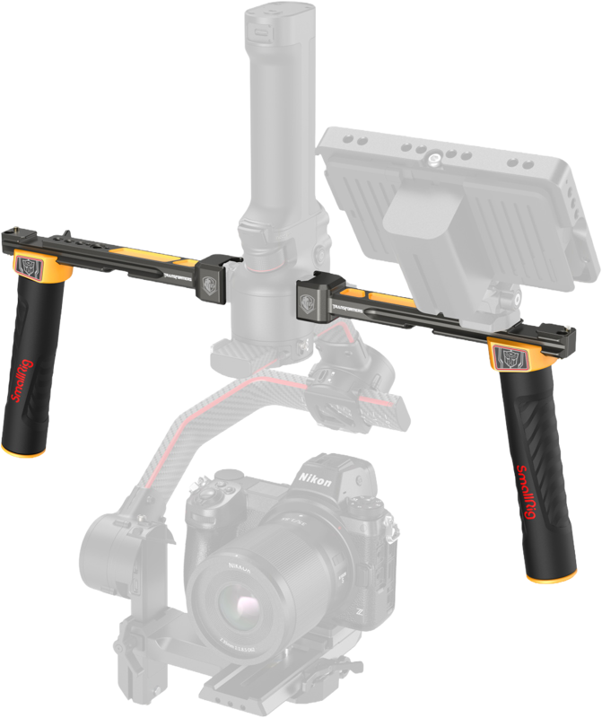 SMALLRIG 5526 Dual Handgrip for DJI RS 2 / RSC 2 / RS 3 / 3 Pro / RS 4 / 4 Pro（BumbleBee Edition)