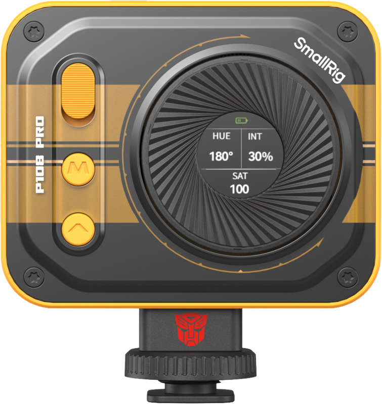 SMALLRIG 5511 Vibe P108 Pro mini LED Video Light “BumbleBee Edition”