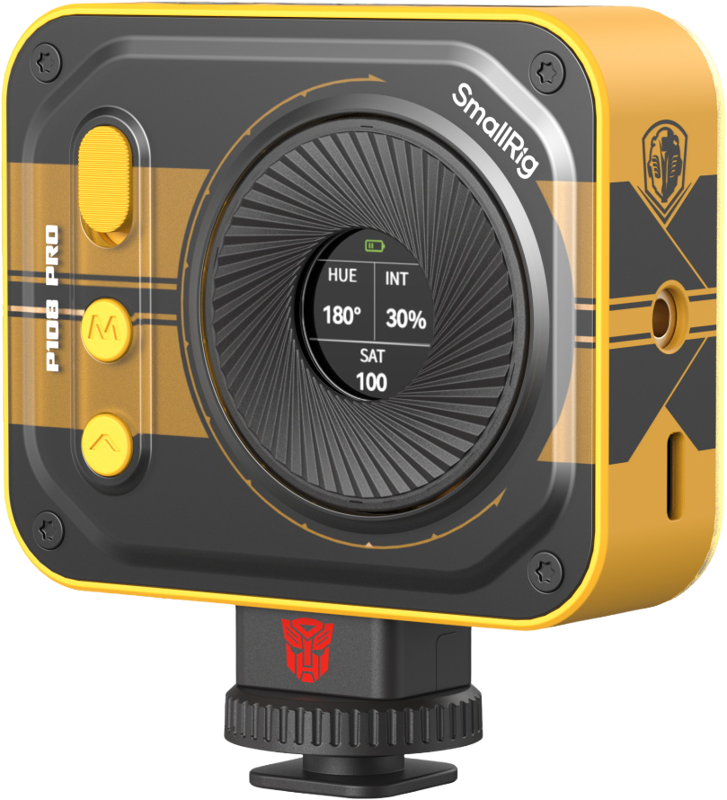 SMALLRIG 5511 Vibe P108 Pro mini LED Video Light “BumbleBee Edition”