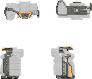 SMALLRIG 5518 HawkLock Quick Release Cage Kit for Sony A7R V/ A7 IV/ A7S III (Adv Ed) (Bumblebee)