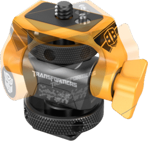 SMALLRIG 5519 Swivel and Tilt Adjustable Monitor Support with Cold Shoe（BumbleBee Edition）