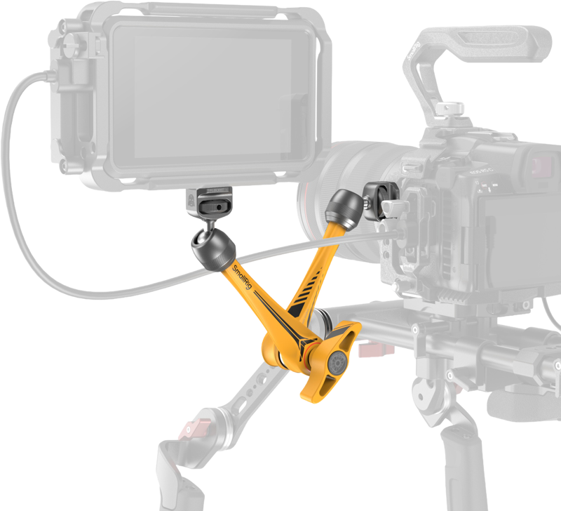 SMALLRIG 5521 Rosette Arm Support 11"（BumbleBee Edition）
