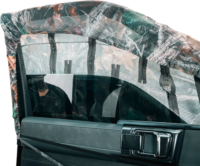 SMALLRIG 5499 Left-Side Vehicle Shooting Curtain Set (Front & Rear)