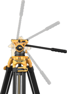 SMALLRIG 5523 Video Tripod with Heavy-Duty Fluid Head AD-01 (BumbleBee Edition）