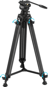 SMALLRIG 5441 AD14 Heavy-Duty Carbon Fiber Tripod
