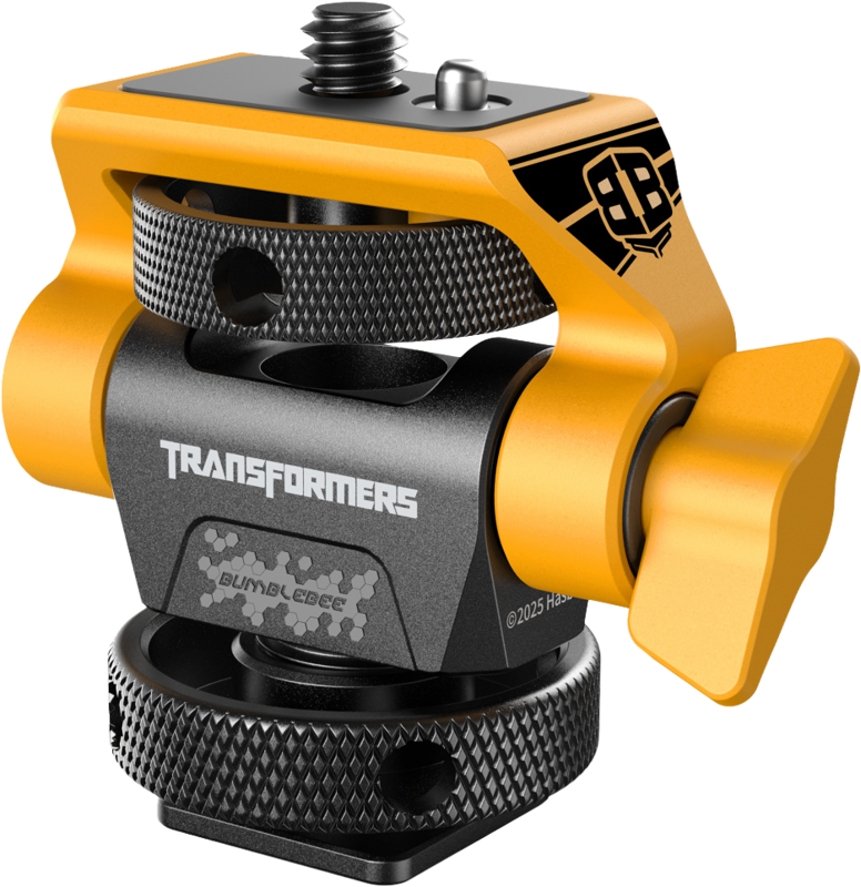 SMALLRIG 5519 Swivel and Tilt Adjustable Monitor Support with Cold Shoe（BumbleBee Edition）