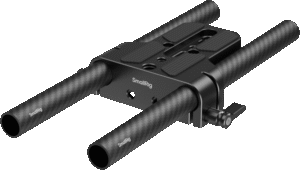 SMALLRIG 5609 Bottom Mount Plate with Dual 15mm Rod Clamp