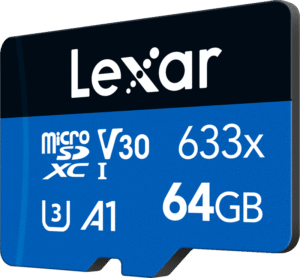 LEXAR microSDXC 633x UHS-I/A1/U3/10 R95/no adap (V30) 64GB