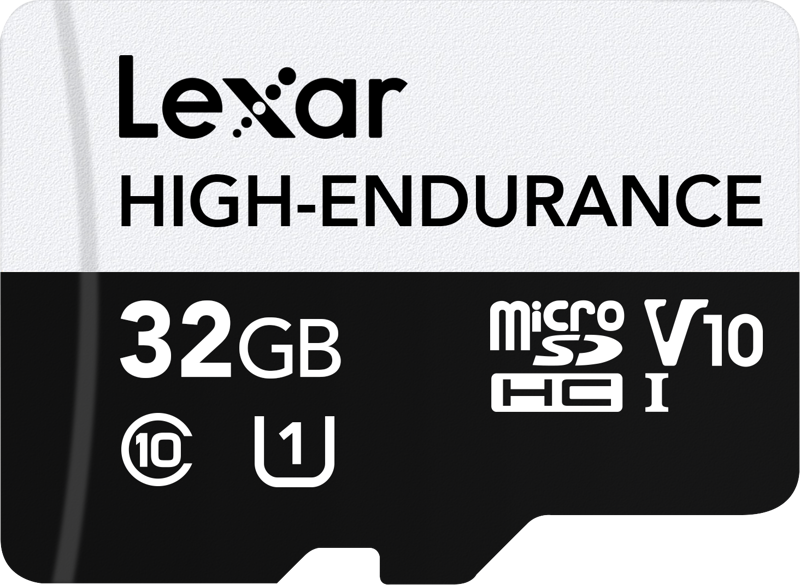 LEXAR microSDHC High-Endurance UHS-I/U1/10 R100/W30 (V10) 32GB