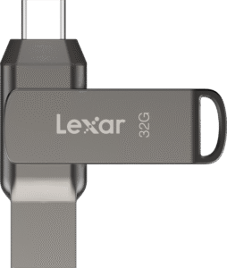 LEXAR JumpDrive Dual Drive D400 Type-C/Type-C & Type-A, up to 100MB/s read (USB 3.1) 32GB