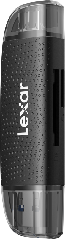 LEXAR Cardreader Dual Slot USB-A/C (LRW310X) Supports microSD and SD cards (USB 3.1)