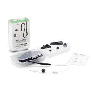 BUBBLEBEE Sidekick Broadcast Earpiece IFB In-Ear Monitor, Mono, Curly, Long Cable