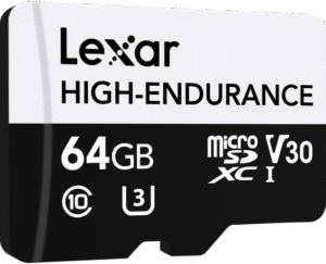 LEXAR microSDXC High-Endurance UHS-I/U3/10 R100/W35 (V30) 64GB