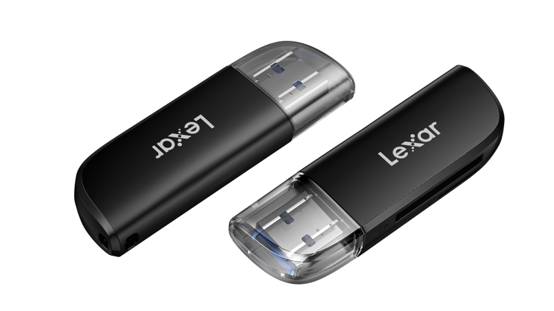 Featuring an SD card slot and a microSD card slot