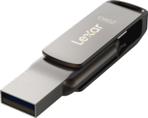 LEXAR JumpDrive Dual Drive D400 Type-C/Type-C & Type-A, up to 130MB/s read (USB 3.1) 256GB