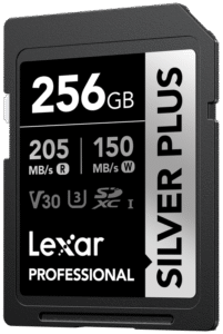 LEXAR SDXC Professional SILVER Plus 1066x UHS-I/U3/A2/4K R205/W150 (V30) 256GB