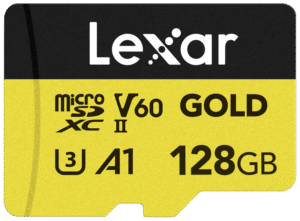 LEXAR microSDXC GOLD UHS-II/C10/A1/U3 R280/W100 (V60) 128GB
