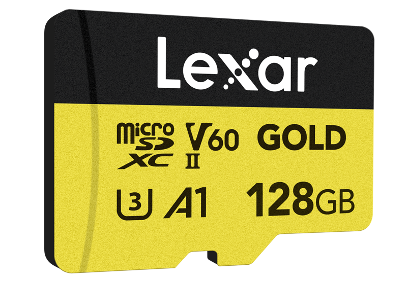 LEXAR microSDXC GOLD UHS-II/C10/A1/U3 R280/W100 (V60) 128GB