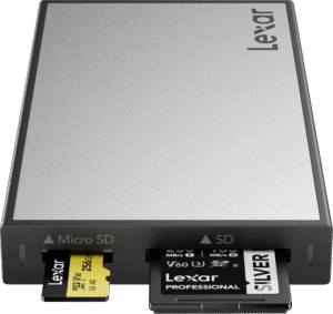 LEXAR Professional Workflow USB 3.2 Gen2 Reader, UHS-I/UHS-II, support SD/MicroSD