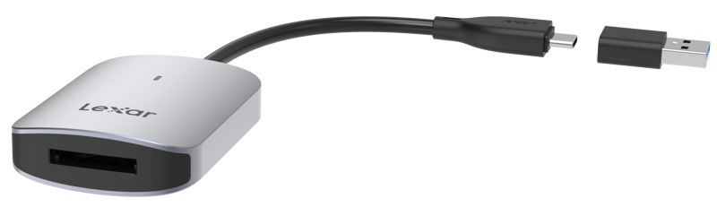 this reader lets you quickly offload 8K videos and large files with transfer speeds up to 900MB/s. It features a sturdy