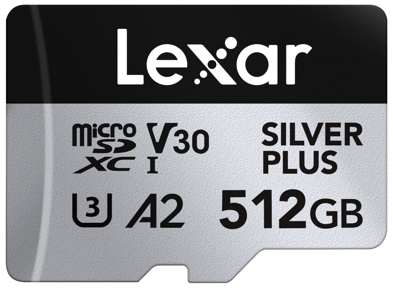The Lexar Professional SILVER PLUS microSDXC UHS-I Card boasts exceptional read/write speeds of up to 205MB/s and 150MB/s1 and supports seamless recording of FULL-HD and 4K videos. Paired with the Lexar RW310x reader