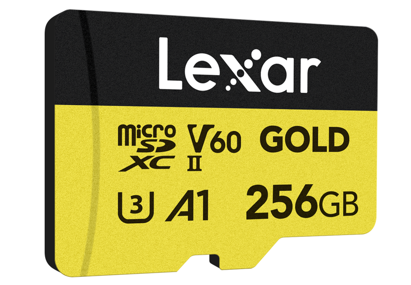 LEXAR microSDXC GOLD UHS-II/C10/A1/U3 R280/W180 (V60) 256GB