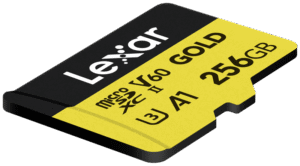 LEXAR microSDXC GOLD UHS-II/C10/A1/U3 R280/W180 (V60) 256GB