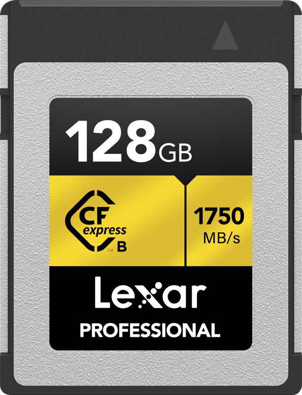 The Lexar Professional CFexpress Type B Card GOLD Series features blazing-fast performance to capture cinema-quality video with speeds up to 1750MB/s read and up to 1500MB/s write. With minimum sustained write speeds of 1300MB/s