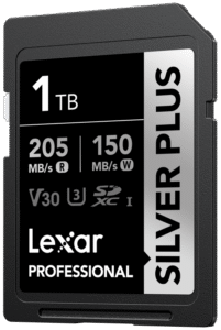 LEXAR SDXC Professional SILVER Plus 1066x UHS-I/U3/A2/4K R205/W150 (V30) 1TB