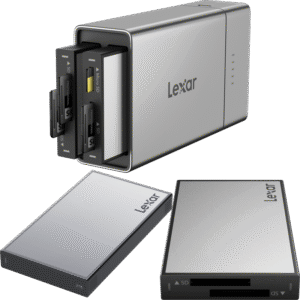 LEXAR Professional Workflow Go I with Dual SD reader and 2TB SSD