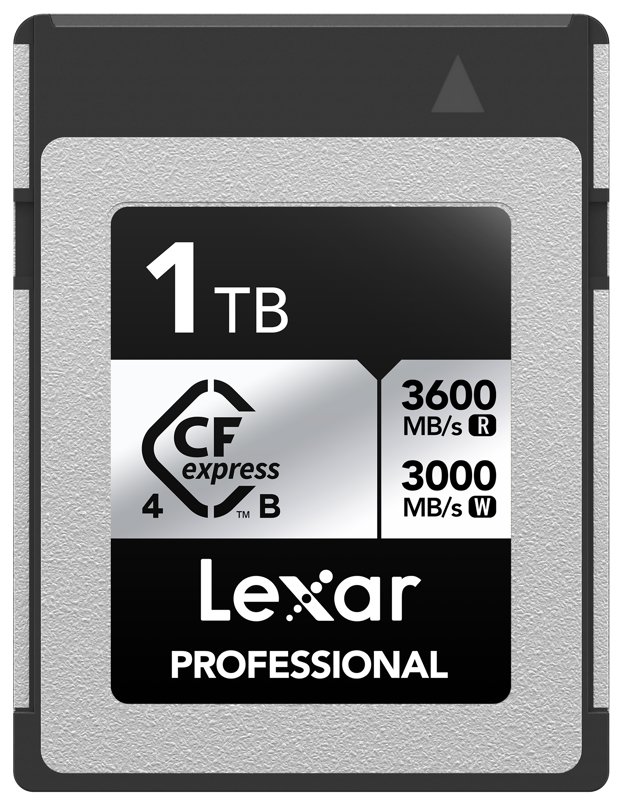 LEXAR CFexpress 4.0 Pro Silver, R3600/W3300 1TB