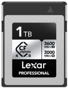 LEXAR CFexpress 4.0 Pro Silver, R3600/W3300 1TB