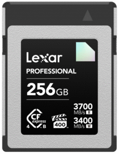 LEXAR CFexpress 4.0 Pro Diamond R3700/W3400 (VPG400) 256GB