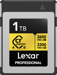 LEXAR CFexpress 4.0 Pro Gold R3600/W3300 1TB