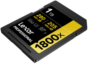 LEXAR SDXC Pro 1800x U3 UHS-II R280/W210 (V60) 1TB